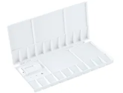 Palette de melange liderpapel en plastique pour peinture pliable 20x10x1,8 cm