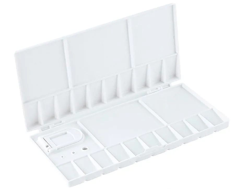 Palette de melange liderpapel en plastique pour peinture pliable 20x10x1,8 cm