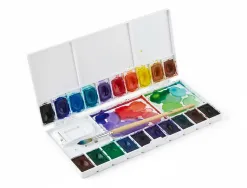 Palette de melange liderpapel en plastique pour peinture pliable 20x10x1,8 cm