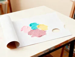 Palette jetable pour melange liderpapel en plastique pour peinture 40 feuilles 58g/m2