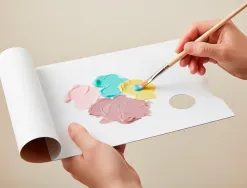 Palette jetable pour melange liderpapel en plastique pour peinture 40 feuilles 58g/m2
