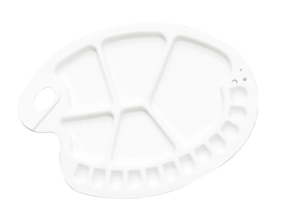 Palette liderpapel plastique ovale 17 trous droitier 30x35 cm