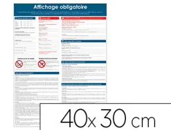 Pancarte affichage obligatoire pvc souple 40x30cm