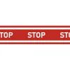 Panneau adhesif exacompta pvc antiderapant bande stop 100cm coloris rouge