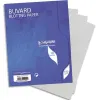 Papier buvard clairefontaine 100g 160x210mm coloris blanc pochette 10f