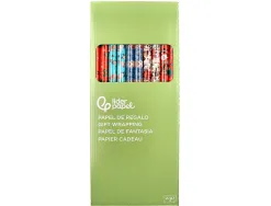 Papier cadeau liderpapel noel rouleau 0,70x2m 60g motifs assortis c-2024