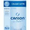 Papier calque canson crayon encre dessin industriel 70/75g a3 420x297mm pochette 10f