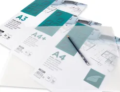 Papier calque liderpapel a4+ 320x240mm 90g sachet 12 feuilles