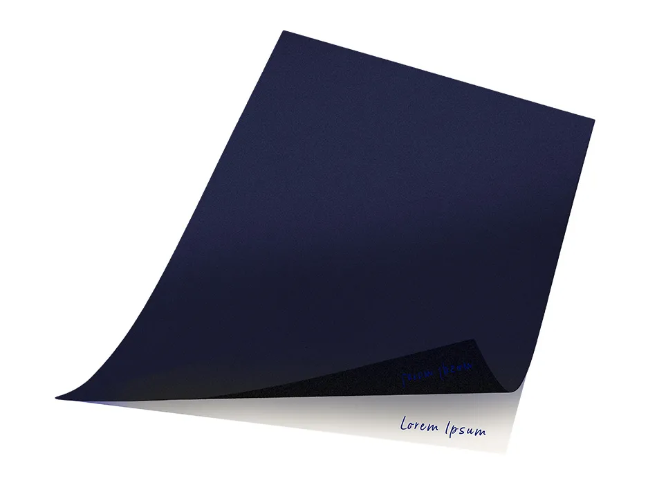 Papier carbone liderpapel film bleu format a4 boîte de 10 feuilles