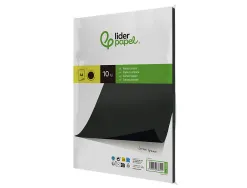 Papier carbone liderpapel film noir format a4 boîte de 10 feuilles