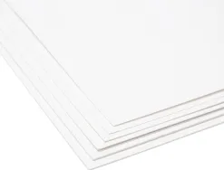 Papier cartonné liderpapel dessin travaux manuels 240g/m2 50x65cm unicolore blanc