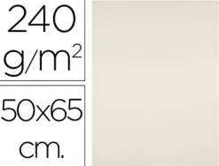 Papier cartonné liderpapel dessin 240g/m2 50x65cm collage facile coloris intense crème