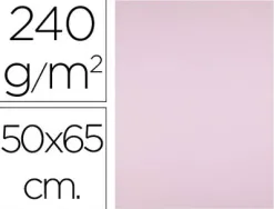 Papier cartonné liderpapel dessin travaux manuels 240g/m2 50x65cm unicolore rose