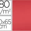 Papier cartonné liderpapel dessin travaux manuels 180g/m2 50x65cm unicolore rouge