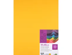 Papier cartonne liderpapel 50x65cm 180gr coloris vieil or paquet 25 feuilles