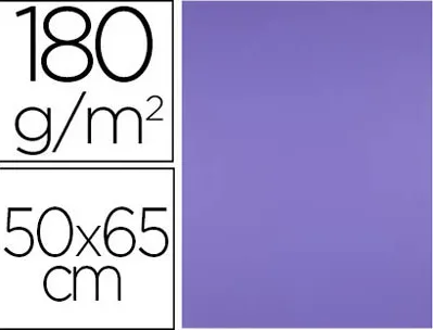 Papier cartonne liderpapel 50x65cm 180gr coloris pourpre