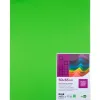 Papier cartonne liderpapel 50x65cm 180gr coloris vert pistache paquet 25 feuilles