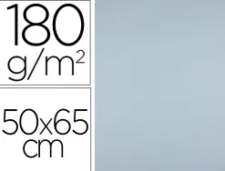 Papier cartonne liderpapel 50x65cm 180gr coloris gris