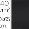 Papier cartonne liderpapel 50x65cm 240gr coloris noir paquet 25 feuilles