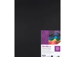 Papier cartonne liderpapel 50x65cm 240gr coloris noir paquet 25 feuilles