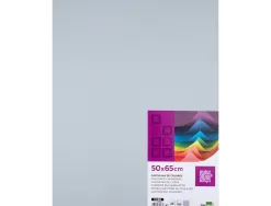 Papier cartonne liderpapel 50x65cm 240gr coloris gris paquet 25 feuilles