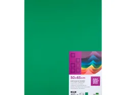 Papier cartonne liderpapel 50x65cm 240gr coloris vert noel paquet 25 feuilles