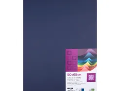 Papier cartonne liderpapel 50x65cm 240gr coloris bleu saphir paquet 25 feuilles