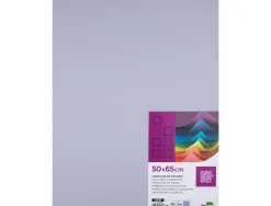 Papier cartonne liderpapel 50x65cm 240gr coloris lilas paquet 25 feuilles