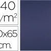 Papier cartonne liderpapel 50x65cm 240gr coloris bleu saphir