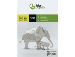 Papier cartonne liderpapel a4 240gr coloris blanc paquet 100 feuilles