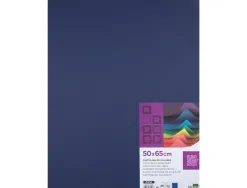 Papier cartonne liderpapel 50x65cm 180gr coloris bleu saphir paquet 25 feuilles