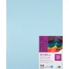 Papier cartonne liderpapel 50x65cm 180gr coloris bleu paquet 25 feuilles