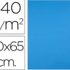 Papier cartonne liderpapel 50x65cm 240gr coloris turquoise paquet 25 feuilles