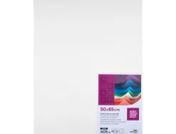 Papier cartonne liderpapel 50x65cm 180gr coloris blanc paquet 25 feuilles