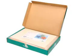 Papier cartonne liderpapel a4 180gr coloris creme paquet 25+5 feuilles