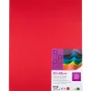 Papier cartonne liderpapel 50x65cm 180gr coloris rouge noel paquet 25 feuilles