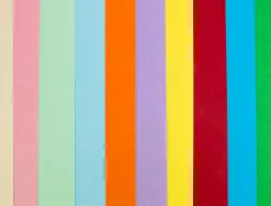 Papier cartonne liderpapel a4 180gr coloris assortis paquet 100 feuilles