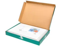 Papier cartonne liderpapel a4 180gr coloris blanc paquet 25+5 feuilles