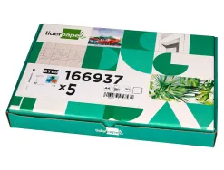 Papier cartonne liderpapel a4 180gr coloris blanc paquet 25+5 feuilles