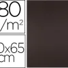 Papier cartonne liderpapel 50x65cm 180gr coloris marron