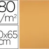 Papier cartonne liderpapel 50x65cm 180gr coloris noisette paquet 25 feuilles