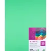 Papier cartonne liderpapel 50x65cm 240gr coloris vert pistache paquet 25 feuilles