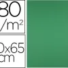 Papier cartonne liderpapel 50x65cm 180gr coloris vert noel paquet 25 feuilles