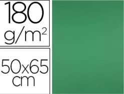 Papier cartonne liderpapel 50x65cm 180gr coloris vert noel paquet 25 feuilles