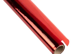 Papier cellophane liderpapel coloris rouge rouleau 0.60x10m