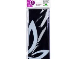 Papier cellophane liderpapel 50x70cm 22g/m2 unicolore violet brillant sachet 5f