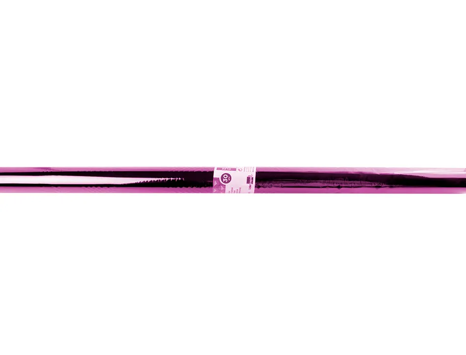 Papier cellophane liderpapel coloris rose rouleau 0.60x10m
