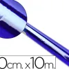 Papier cellophane liderpapel coloris bleu rouleau 0.60x10m
