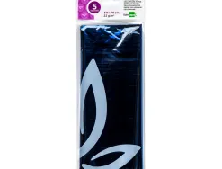 Papier cellophane liderpapel 50x70cm 22g/m2 unicolore bleu brillant sachet 5f