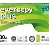 Papier clairefontaine blanc 100% recycle multifonction evercopy a3 80g/m2 blancheur 95 cie